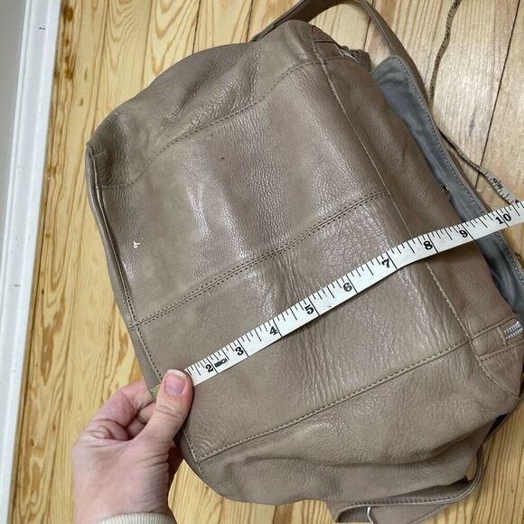 Day and Mood Hannah Bag Gray Beige Taupe Satchel shoulder strap Hobo Leather - Picture 8 of 13